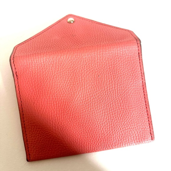 Pink wallet, enveloped card case - Picture 3 of 3
